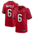 Jdoa TB.Buccaneers #6 Baker Mayfield Player Red 50th Anniversary Game Stitched Jerseys