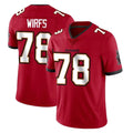Jdoa TB.Buccaneers #78 Tristan Wirfs Player Red Limited Vapor Home Game Stitched Jerseys