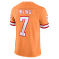 Jdoa TB.Buccaneers #7 Bucky Irving Orange Alternate 2 Throwback Vapor F.U.S.E. Limited Stitched Jerseys