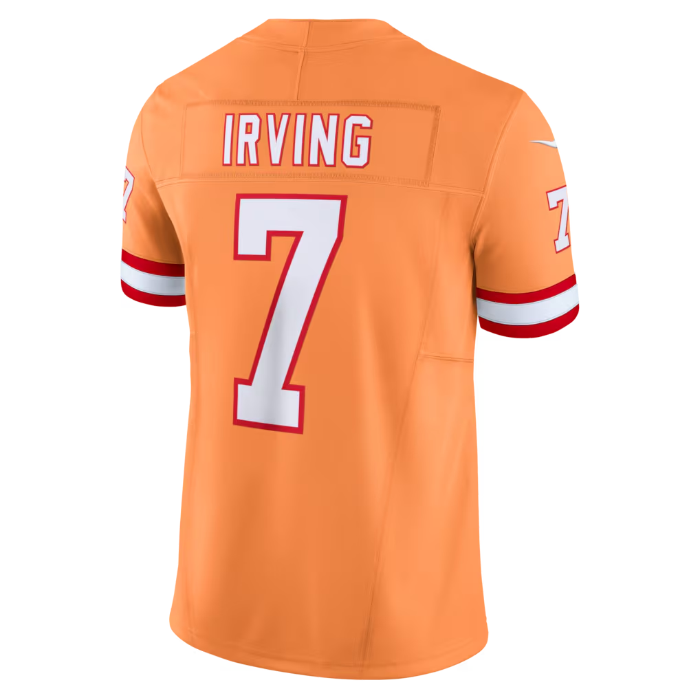 Jdoa TB.Buccaneers #7 Bucky Irving Orange Alternate 2 Throwback Vapor F.U.S.E. Limited Stitched Jerseys