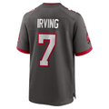 Jdoa TB.Buccaneers #7 Bucky Irving Pewter Alternate Game Stitched Jerseys