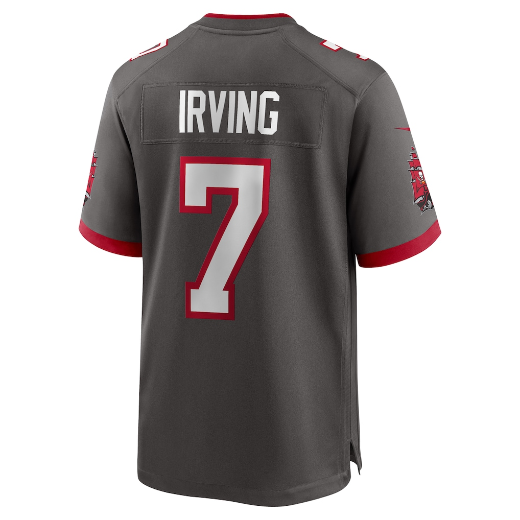 Jdoa TB.Buccaneers #7 Bucky Irving Pewter Alternate Game Stitched Jerseys
