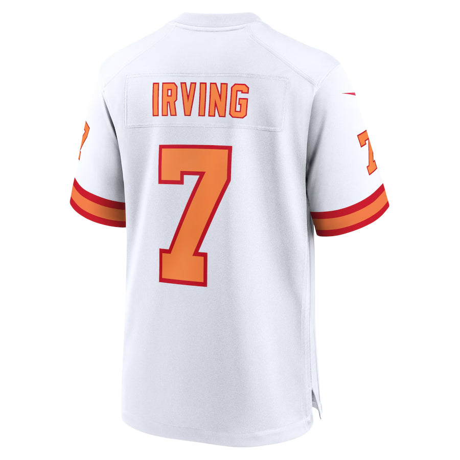 Jdoa TB.Buccaneers #7 Bucky Irving Player White Home Game Stitched Jerseys