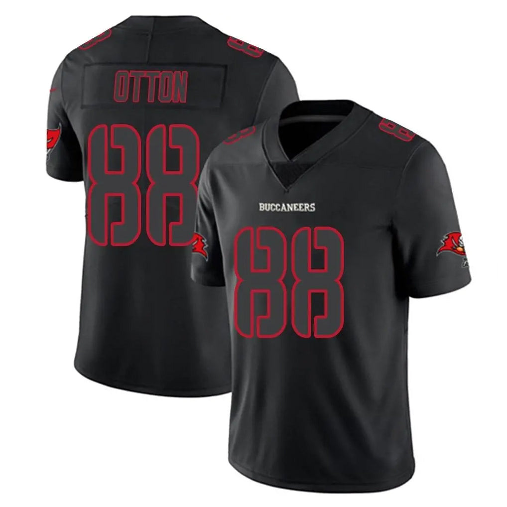 Jdoa TB.Buccaneers #88 Cade Otton Player Black Impact Limited Home Game Stitched Jerseys