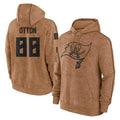 Jdoa TB.Buccaneers #88 Cade Otton Player Brown Limited Salute to Service Pullover Hoodies Game Stitched Jerseys