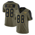 Jdoa TB.Buccaneers #88 Cade Otton Player Olive Salute To Service Limited Game Stitched Jerseys