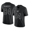Jdoa TB.Buccaneers #94 Calijah Kancey Player Black Reflective Limited Home Game Stitched Jerseys