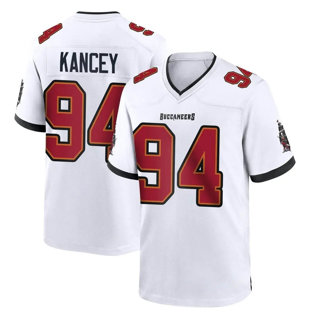 Jdoa TB.Buccaneers #94 Calijah Kancey Player White Home Game Stitched Jerseys