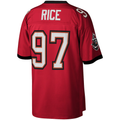 Jdoa TB.Buccaneers #97 Simeon Rice Mitchell & Ness Red Legacy Replica Stitched Puhic Jersey