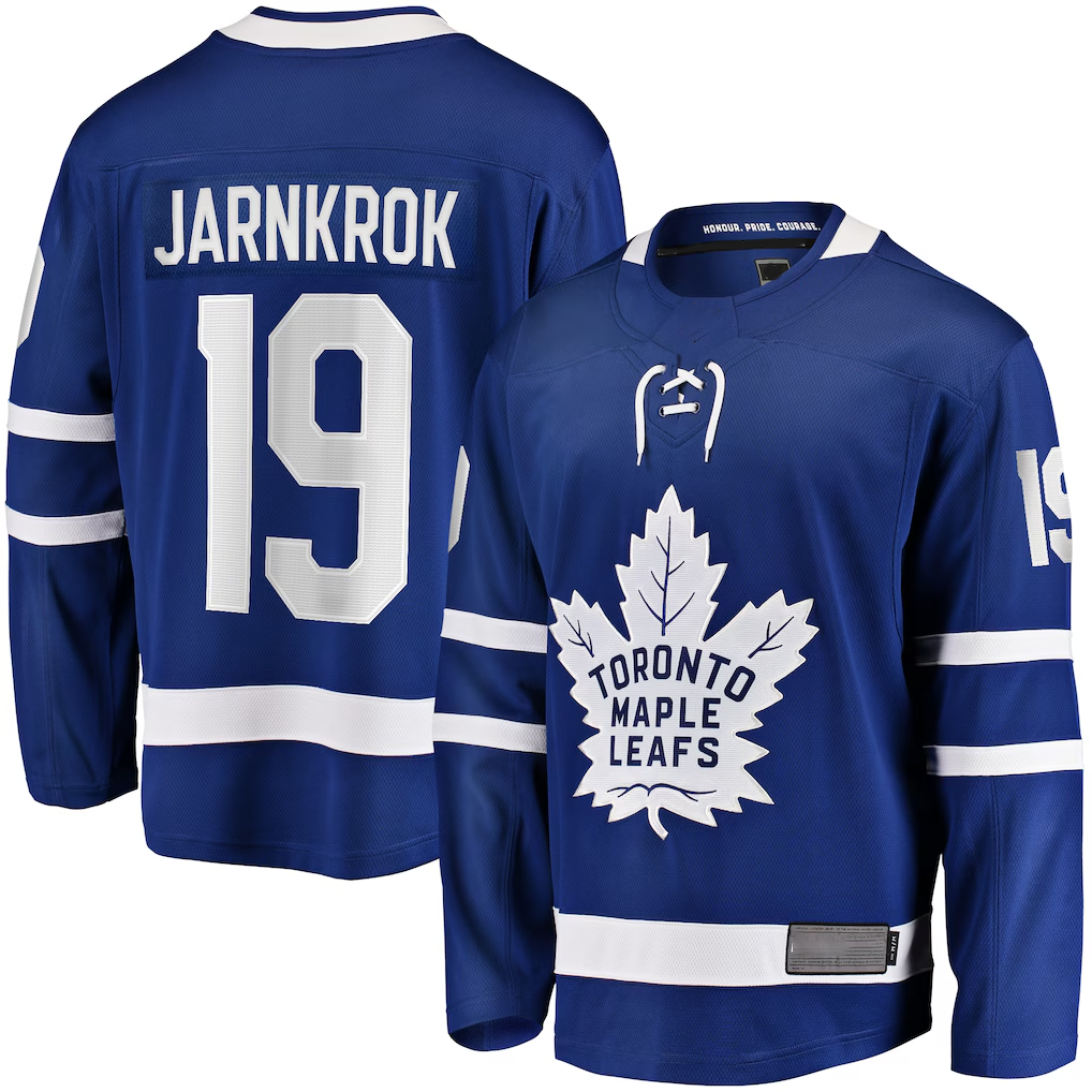 Jdoa T.Maple Leafs #19 Calle Jarnkrok Blue Home Breakaway Player Jerseys