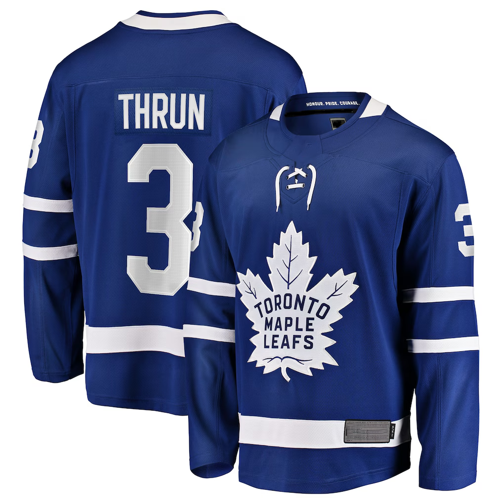 Jdoa T.Maple Leafs #3 Henry Thrun Blue Home Breakaway Jerseys