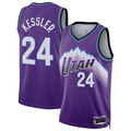 Jdoa U.Jazz #24 Walker Kessler Purple Swingman Jerseys- Icon Edition