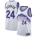 Jdoa U.Jazz #24 Walker Kessler White Swingman Jerseys - Association Editio