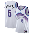 Jdoa U.Jazz #5 Cody Williams White Swingman Jerseys - Association Edition