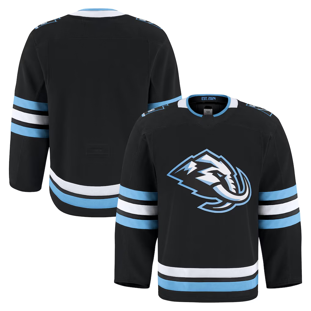 Jdoa U.Mammoth Black Home Authentic Pro Jerseys