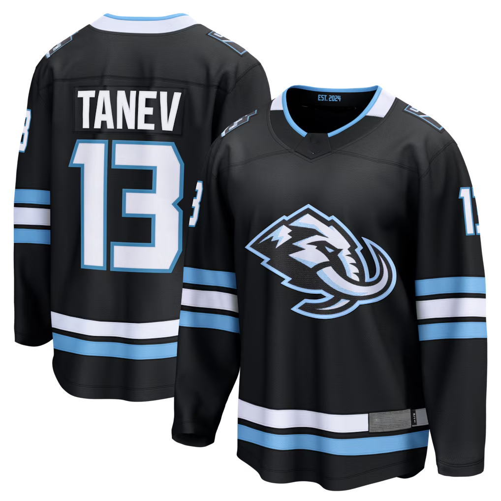 Jdoa U.Mammoth #13 Brandon Tanev Black Home Breakaway Player Jerseys