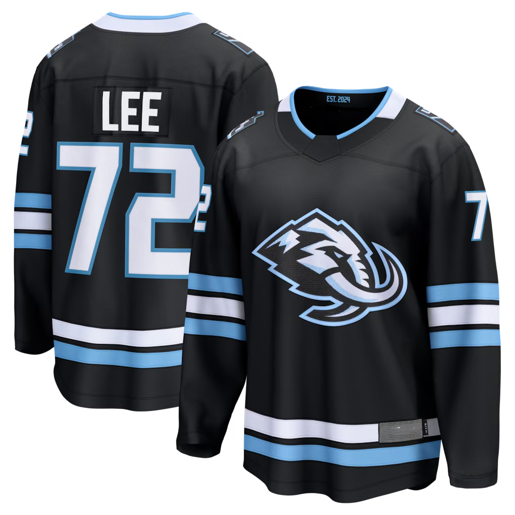 Jdoa U.Mammoth #72 Anders Lee Black Home Breakaway Jerseys