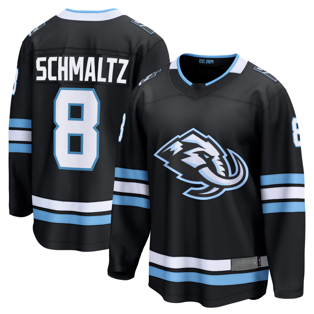 Jdoa U.Mammoth #8 Nick Schmaltz Black Home Breakaway Jerseys