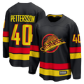 Jdoa V.Canucks #40 Elias Pettersson Black Breakaway Jerseys