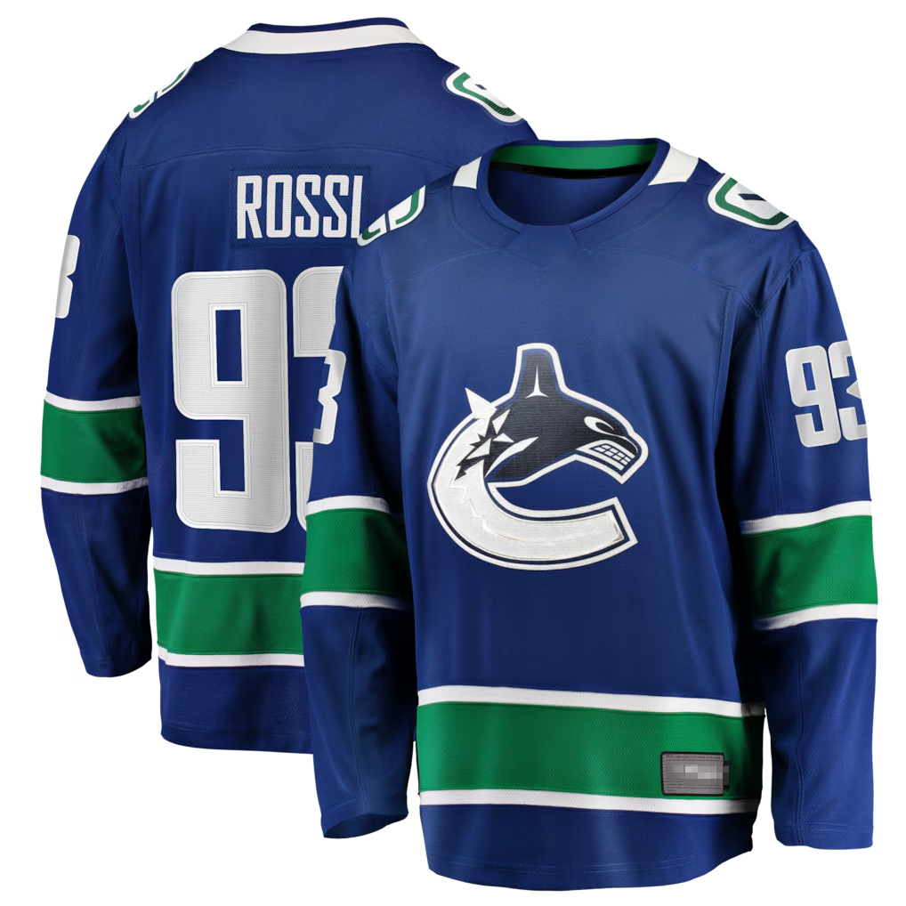 Jdoa V.Canucks #93 Marco Rossi Blue Home Premier Breakaway Player Jerseys