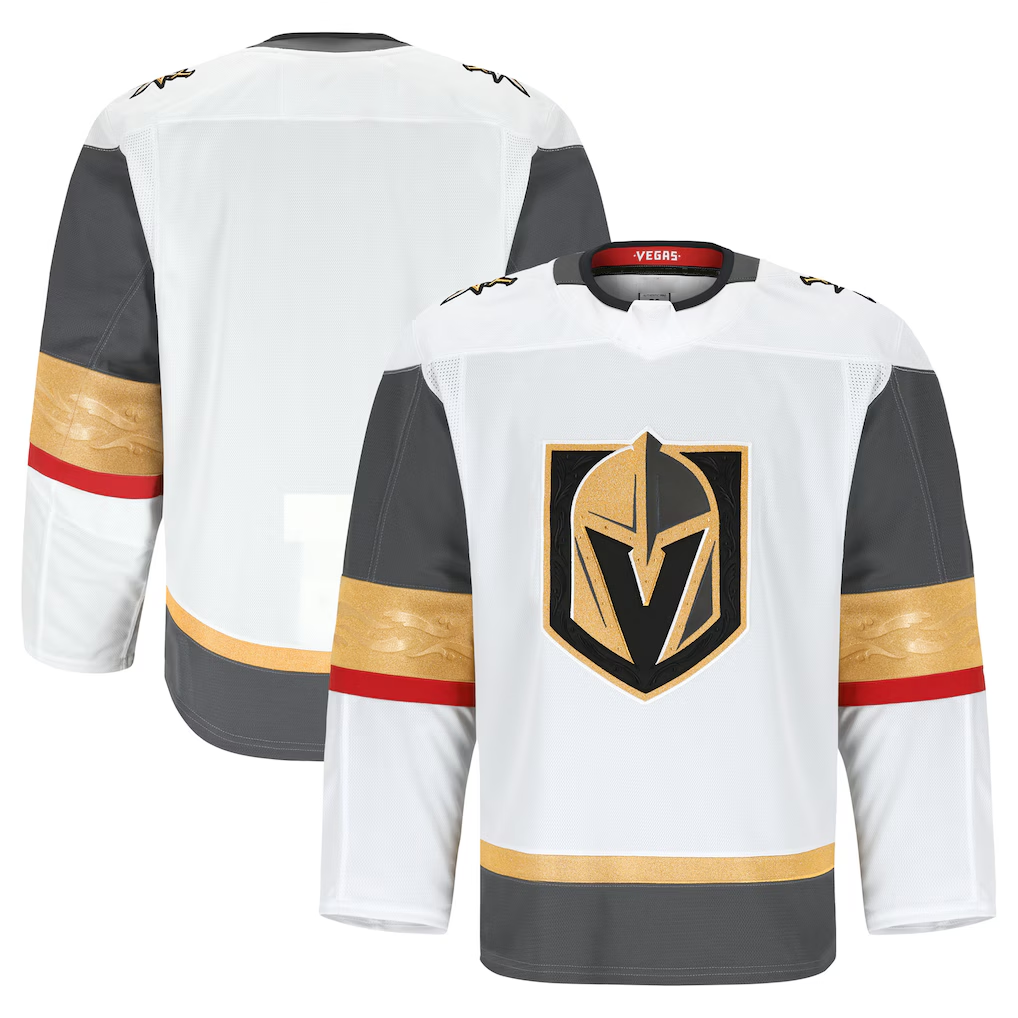 Jdoa V.Golden Knights White Away Authentic Pro Jerseys