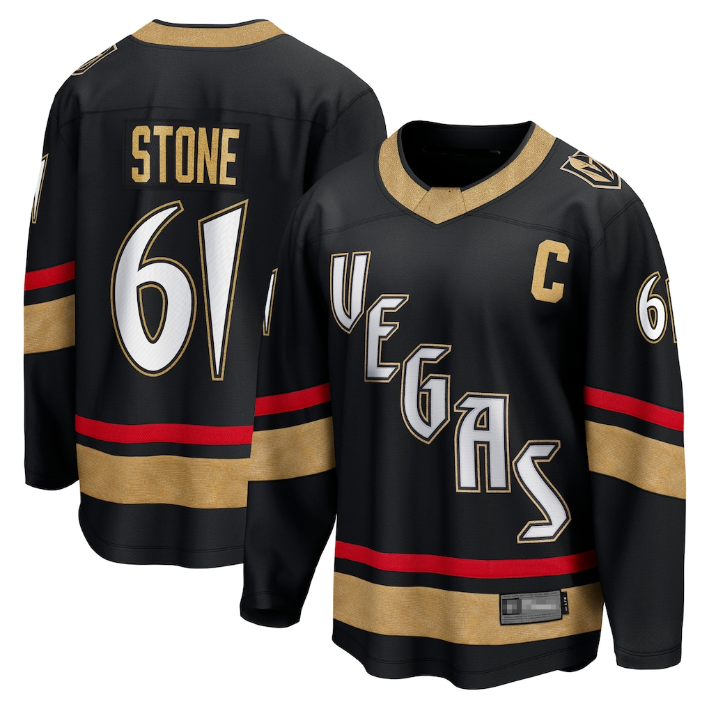 Jdoa V.Golden Knights #61 Mark Stone Black Special Edition 2.0 Breakaway Player Jerseys