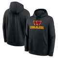 Jdoa W.Commanders Black Pullover Hoodies Home Game Blank Player Stitched Jerseys