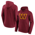 Jdoa W.Commanders Burgundy LOGO Pullover Hoodies Game Blank Player Stitched Jerseys