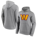 Jdoa W.Commanders Gray LOGO Pullover Hoodies Game Blank Player Stitched Jerseys