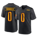 Jdoa W.Commanders #0 Mike Sainristil Player Black Home Game Stitched Jerseys