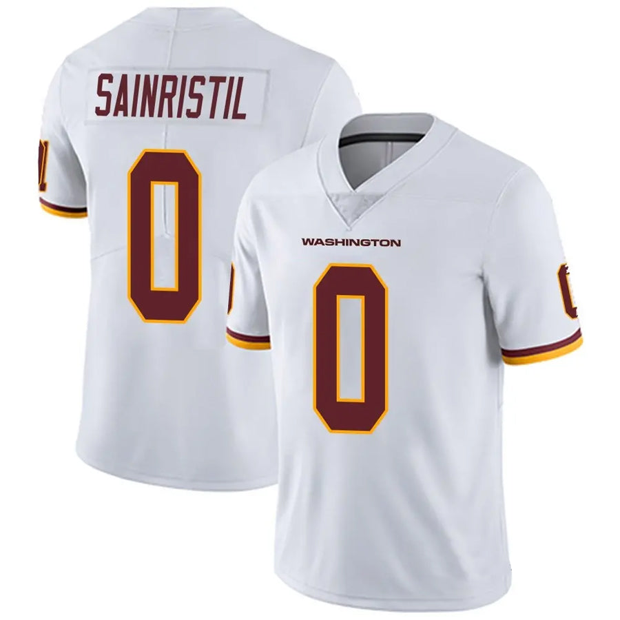 Jdoa W.Commanders #0 Mike Sainristil Player White Vapor Untouchable Limited Stitched Jerseys