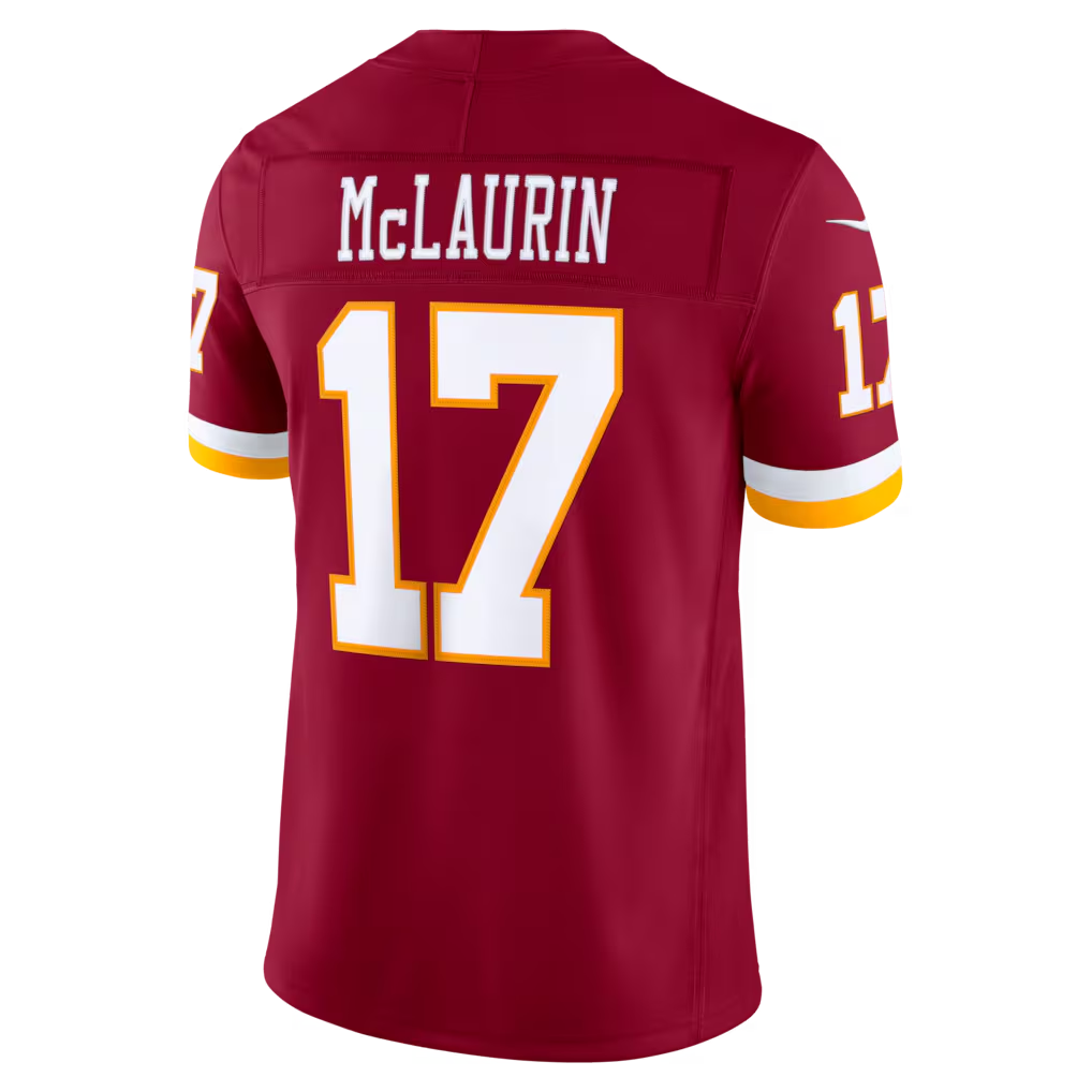 Jdoa W.Commanders #17 Terry McLaurin Burgundy Team Vapor F.U.S.E. Stitched Limited Jerseys