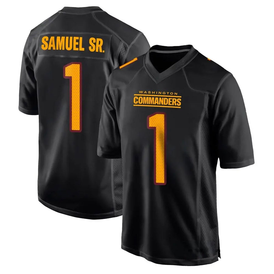 Jdoa W.Commanders #1 Deebo Samuel Sr Player Black Fashion Game Football Jerseys