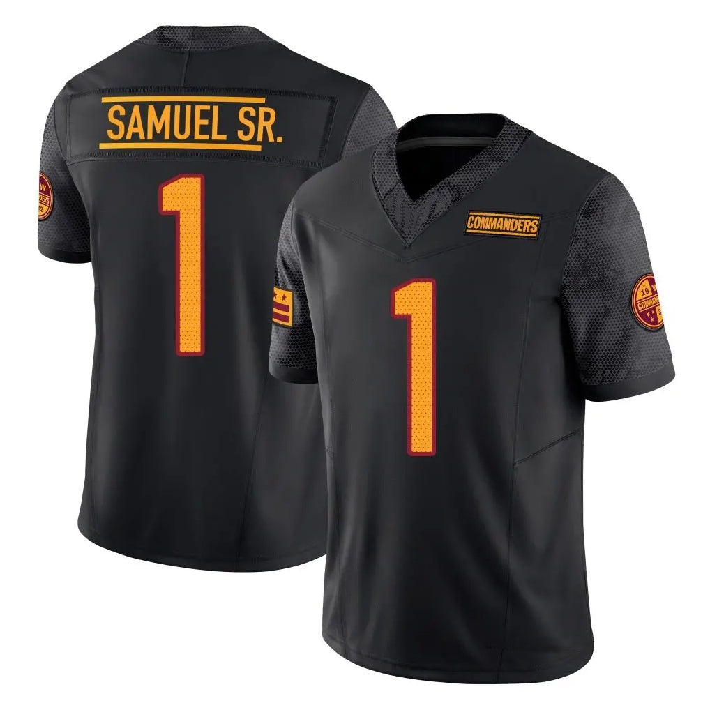 Jdoa W.Commanders #1 Deebo Samuel Sr Player Black Vapor F.U.S.E. Limited Football Jerseys
