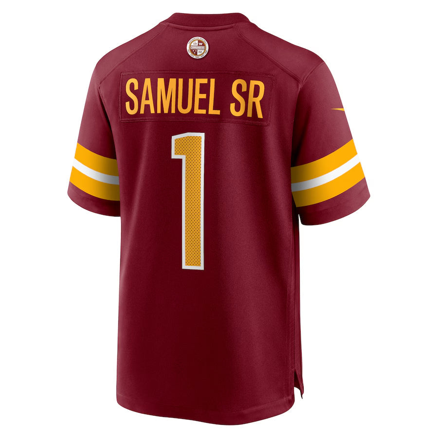 Jdoa W.Commanders #1 Deebo Samuel Sr Player Burgundy Home Game Football Jerseys