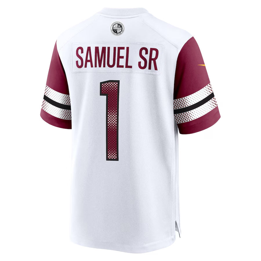 Jdoa W.Commanders #1 Deebo Samuel Sr Player White Home Game Stitched Jerseys
