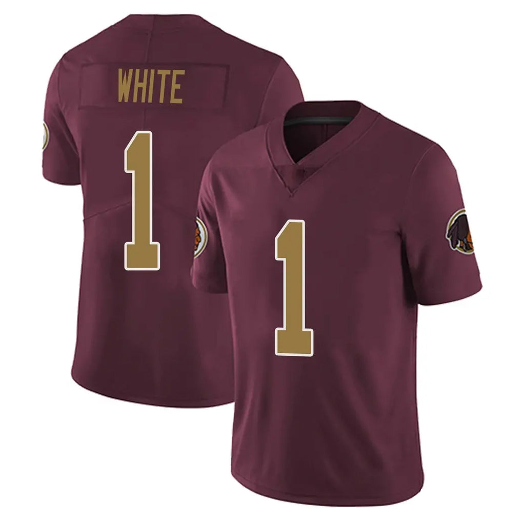 Jdoa W.Commanders #1 Rachaad White Player Burgundy Alternate Vapor Untouchable Home Game Stitched Jerseys
