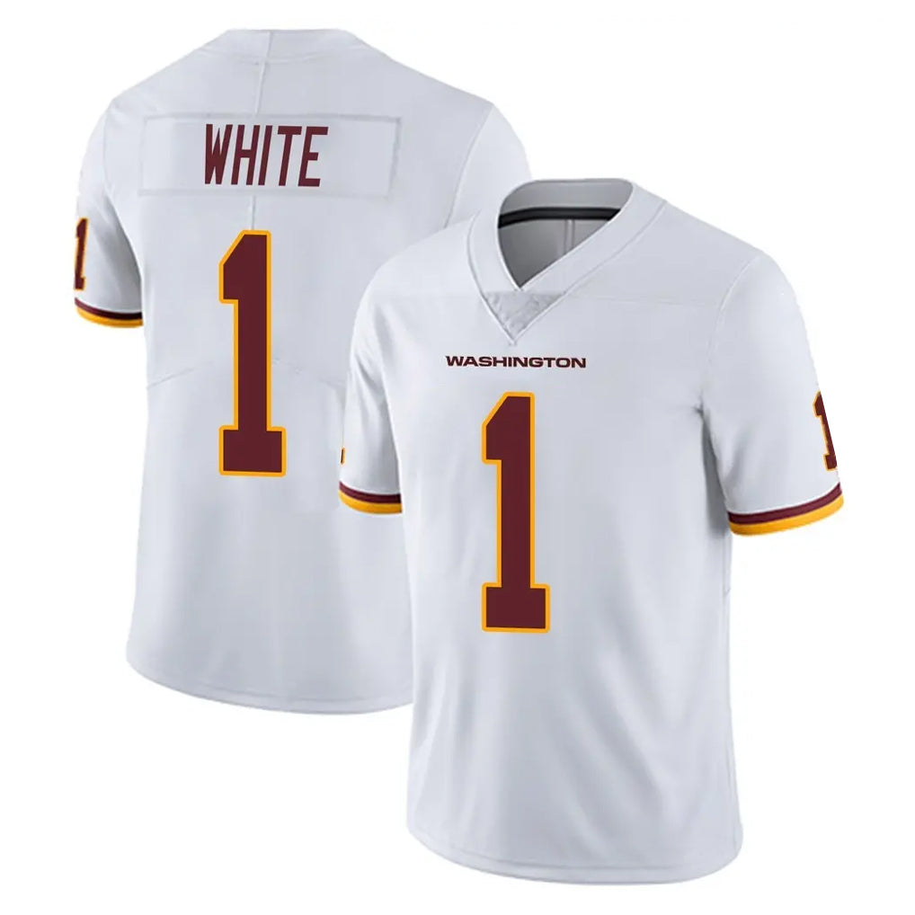 Jdoa W.Commanders #1 Rachaad White Player White Limited Vapor Untouchable Home Game Stitched Jerseys
