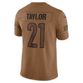 Jdoa W.Commanders #21 Sean Taylor Player Brown Salute To Service Limited Stitched Jerseys
