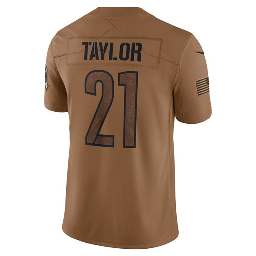 Jdoa W.Commanders #21 Sean Taylor Player Brown Salute To Service Limited Stitched Jerseys