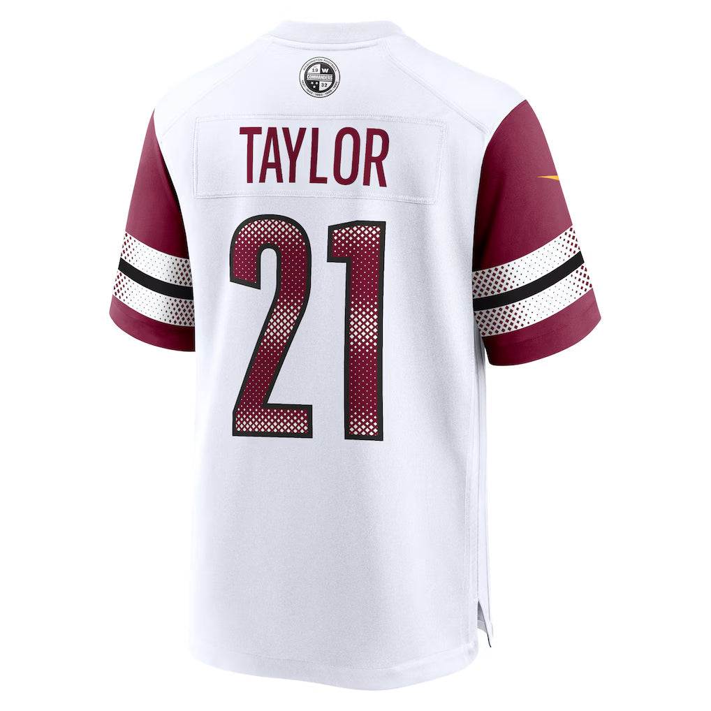 Jdoa W.Commanders #21 Sean Taylor Player White Home Game Stitched Jerseys
