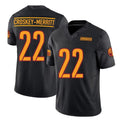 Jdoa W.Commanders #22 Jacory Croskey-Merritt Player Black Vapor F.U.S.E. Limited Stitched Jerseys