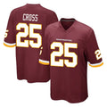 Jdoa W.Commanders #25 Nick Cross Player Burgundy Team Color Home Game Stitched Jerseys