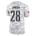 Jdoa W.Commanders #28 Darrell Green Player  Arctic Camo Salute To Service Limited Stitched Jerseys