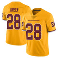 Jdoa W.Commanders #28 Darrell Green Player  Gold Vapor Limited Stitched Jerseys