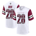 Jdoa W.Commanders #28 Darrell Green Player White Home Game Stitched Jerseys
