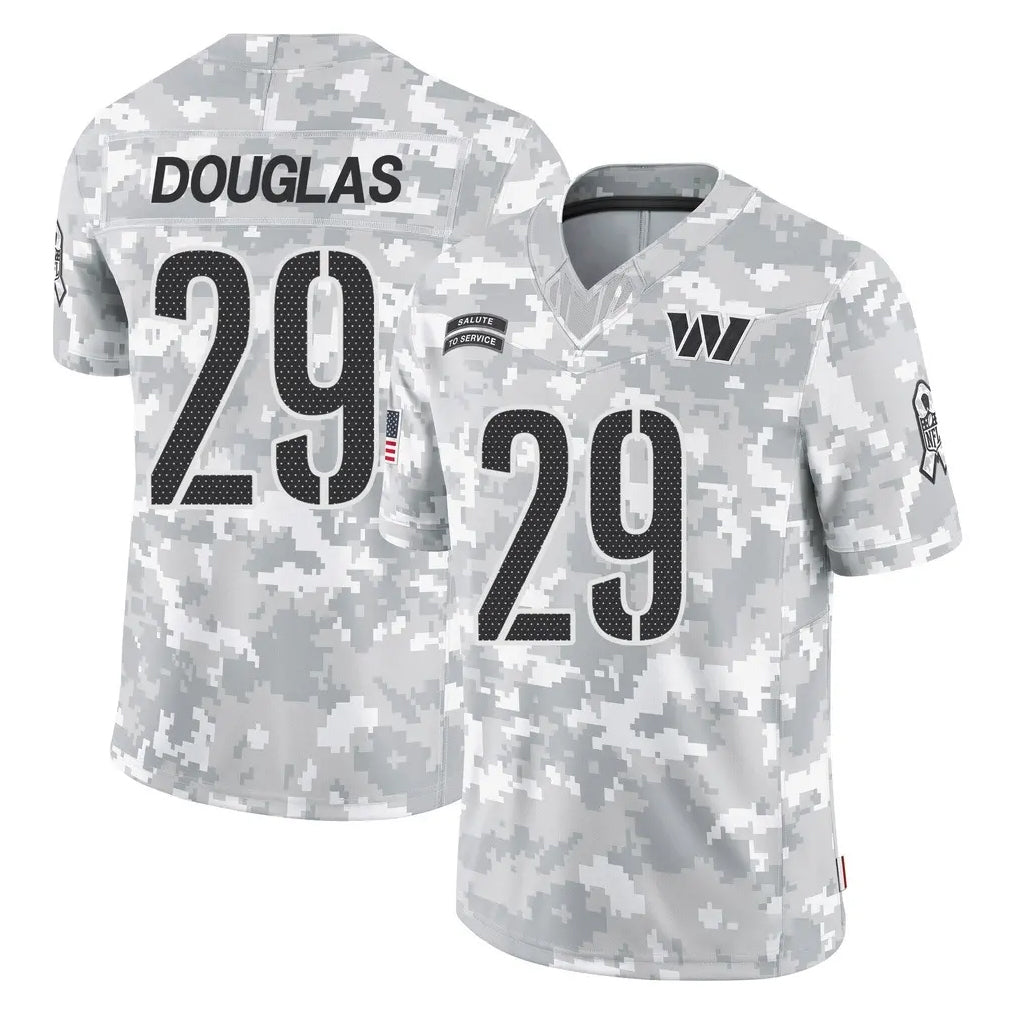 Jdoa W.Commanders #29 Rasul Douglas Player Arctic Camo Limited Salute To Service Home Game Stitched Jerseys