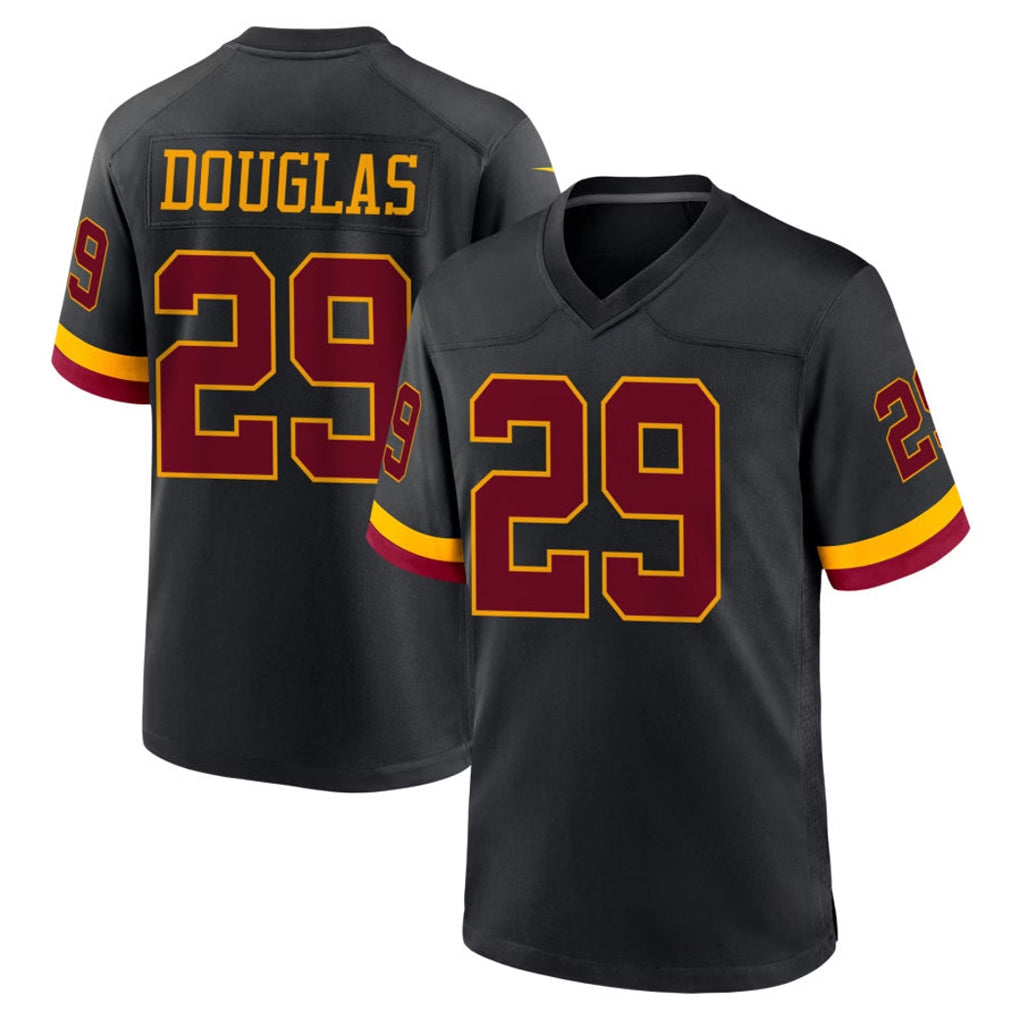 Jdoa W.Commanders #29 Rasul Douglas Player Black Limited Home Game Stitched Jerseys