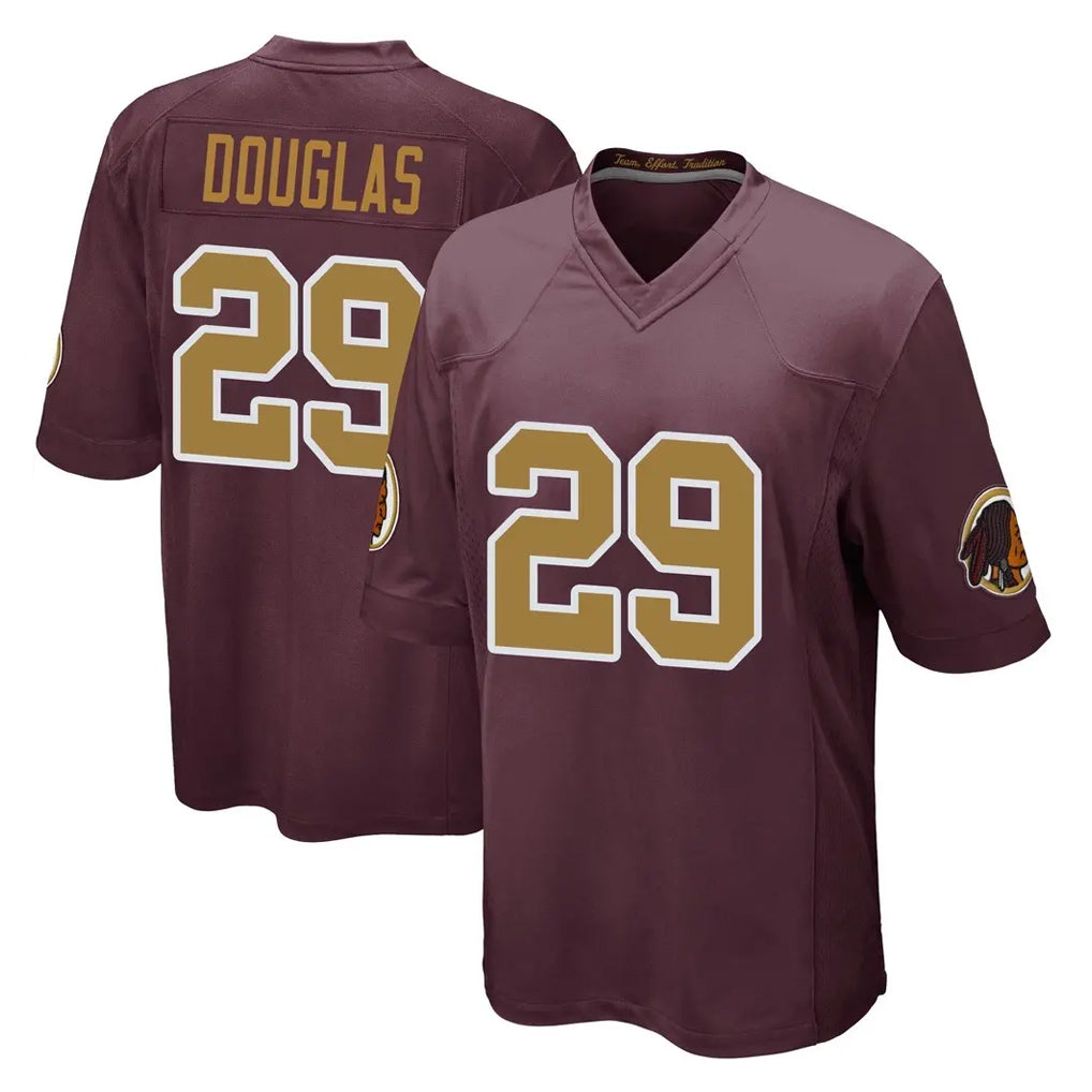 Jdoa W.Commanders #29 Rasul Douglas Player Burgundy Alternate Home Game Stitched Jerseys