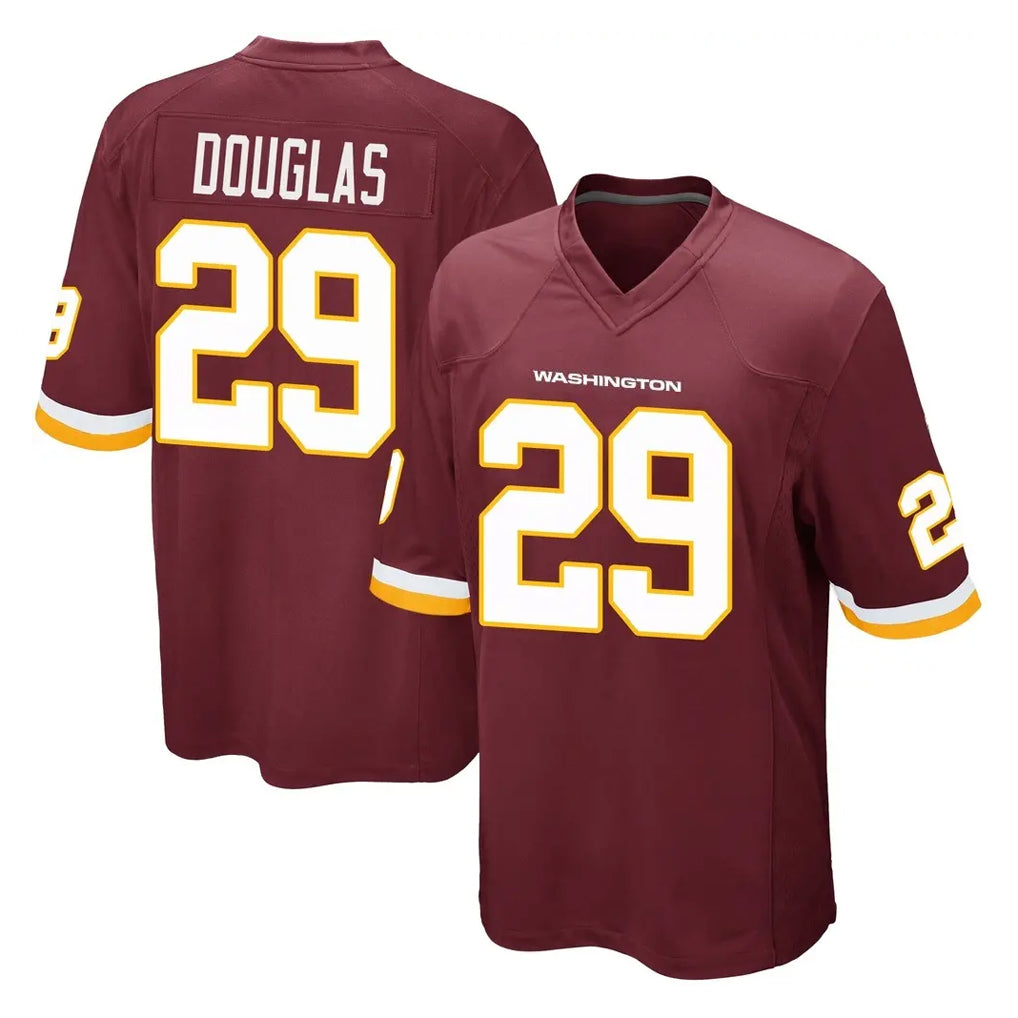 Jdoa W.Commanders #29 Rasul Douglas Player Burgundy Team Color Home Game Stitched Jerseys